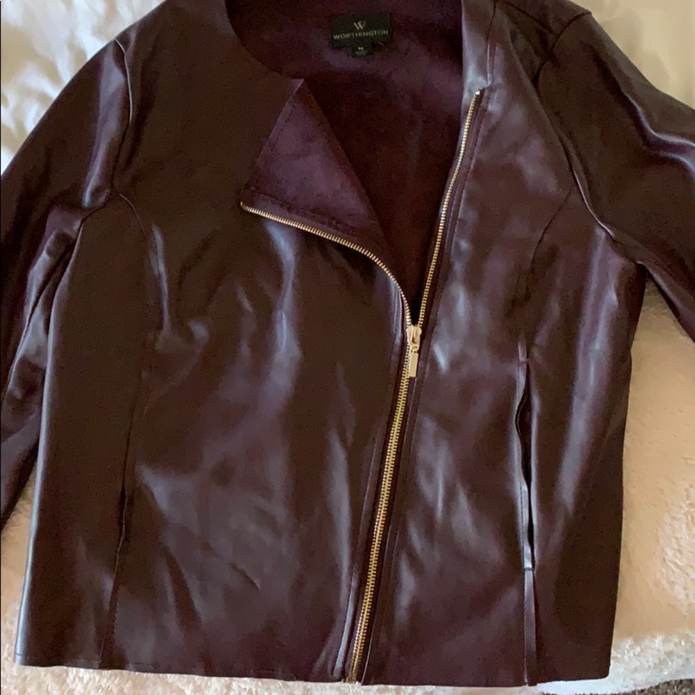 Worthington Leather Jacket women’s Medium